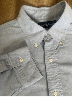 Ralph Lauren Light Blue Button-Down Oxford Shirt